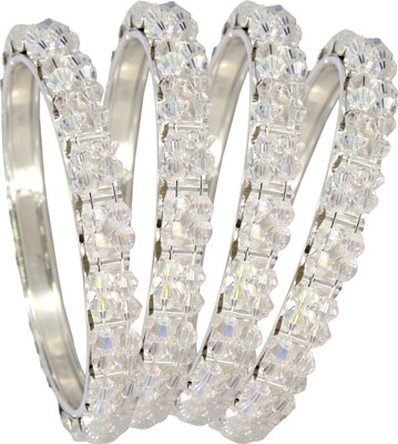 NMII Metal Bangle Set(Pack of 4)
