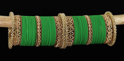 LAVAZZA Metal, Alloy Zircon Bangle Set(Pack of 66)