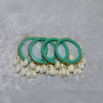 MAHAVEER TRADERS Alloy Gold-plated Bangle Set(Pack of 4)