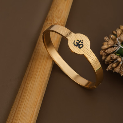 FEEDNIX Stainless Steel Gold-plated Kada
