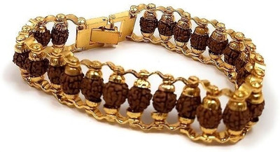 SoftTouchy Rudraksha Gold-plated Bracelet