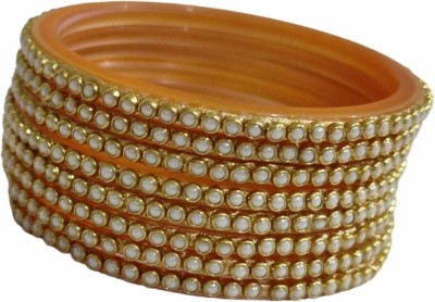 KAMAAKSHI FASHION COLLECTIONS Plastic Cubic Zirconia Bangle Set(Pack of 8)