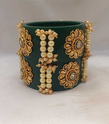 Rajwadi Plastic Pearl Bracelet Set(Pack of 2)