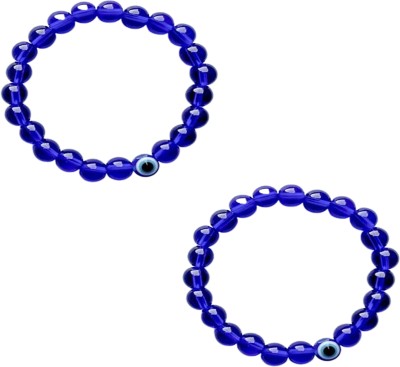 navjai Stone, Crystal Beads, Crystal, Quartz Bracelet(Pack of 2)