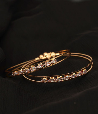 GEMINIHUB Alloy Gold-plated Bracelet Set(Pack of 2)