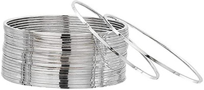 KieShna Metal Bangle Set(Pack of 12)