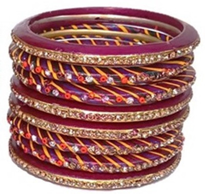 Anshi Creations Lac Bangle Set(Pack of 8)