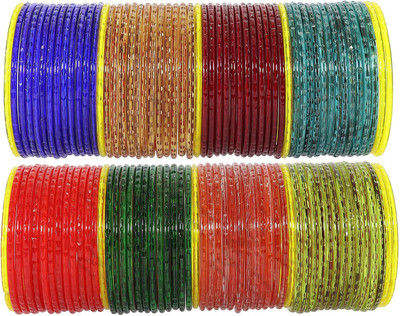 ZULKA Glass Bangle Set(Pack of 108)