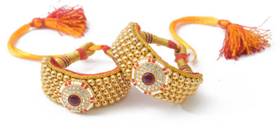 Yuvi Creation Brass Armlet Set(Pack of 2)