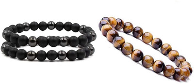 Malas Collection Stone, Crystal Bracelet Set(Pack of 2)