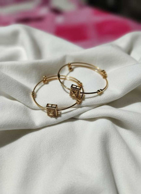 uvawas Brass, Copper Ring Bracelet(Pack of 2)