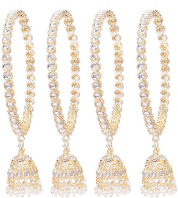 Efulgenz Alloy Bracelet Set(Pack of 4)