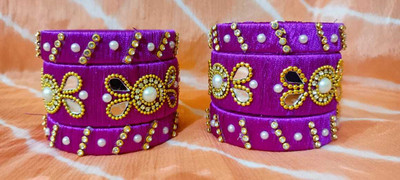 ABC Fabric Bangle Set(Pack of 6)