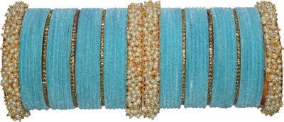 ishika Alloy Platinum Bangle Set(Pack of 2)