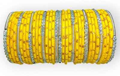 NEEKEY Glass Bangle Set(Pack of 34)