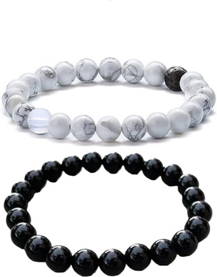 HouseOfCommon Brass, Stone, Crystal, Plastic Bracelet(Pack of 2)