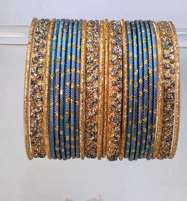 Rudra Metal Bangle Set(Pack of 10)