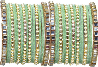 SSONLINEBAZAR Metal Bangle Set(Pack of 10)