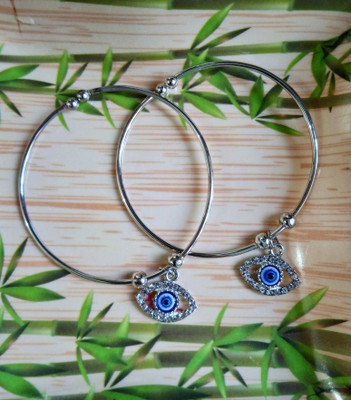EIT Collection Alloy Cubic Zirconia Bracelet Set(Pack of 2)