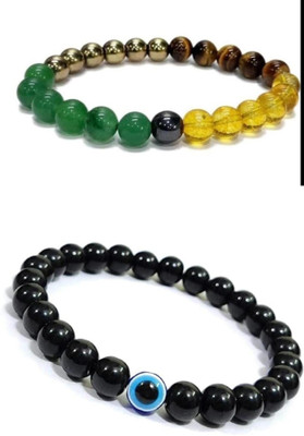 EPSAA Crystal, Evil Eye Bracelet(Pack of 2)