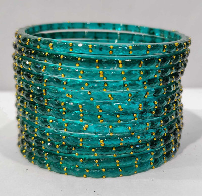ABC Glass Bangle Set(Pack of 12)