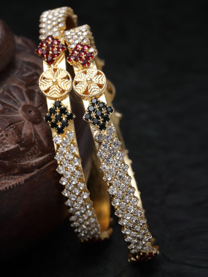 Sukkhi Alloy Gold-plated Bangle Set(Pack of 2)