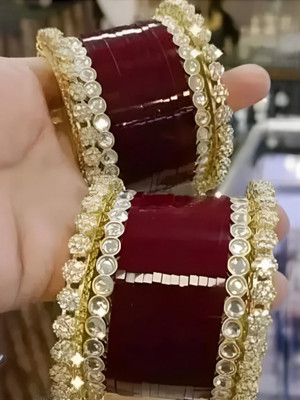 shivaay traders Plastic Cubic Zirconia Chudas(Pack of 2)