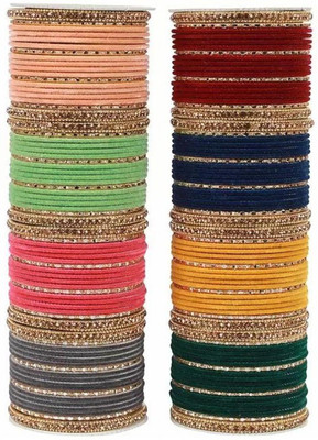 DONERIA Metal Zircon Bangle Set(Pack of 144)