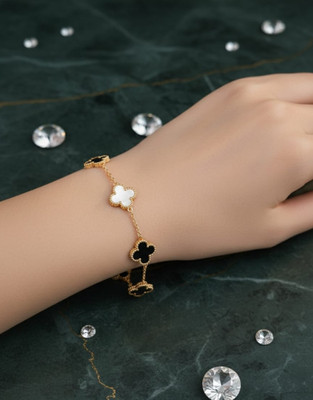 ArtisticAllure Stainless Steel Gold-plated Bracelet