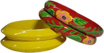 Azad impex Wood Bangle Set(Pack of 4)