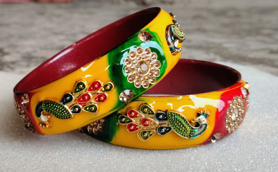 kapoorshani Wood Bangle(Pack of 2)