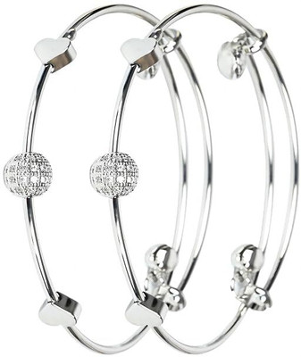 YA Glitz Metal Bracelet Set(Pack of 2)