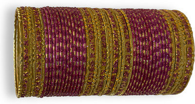 PAHAL ENTERPRISESS Metal Bangle Set(Pack of 10)
