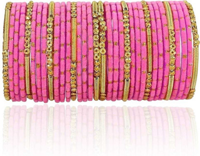 ARENTERPRISES Glass Bangle Set(Pack of 34)