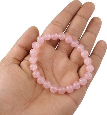 CRYSTU Stone, Rose Quartz Beads, Agate, Crystal Bracelet