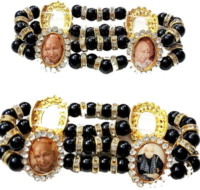 GURU JI CREATION Stone, Plastic Bracelet Set(Pack of 2)
