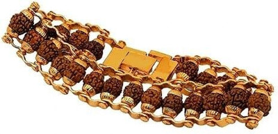 SoftTouchy Rudraksha Gold-plated Bracelet