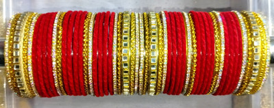 HouseOfCommon Glass Bangle Set(Pack of 52)
