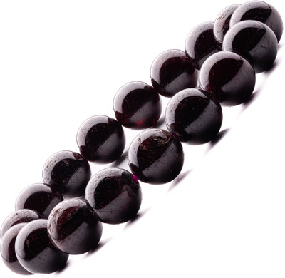 Plus Value Stone Beads, Crystal, Garnet Bracelet