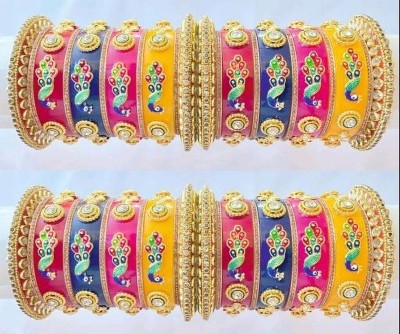 TK Creation Plastic Zircon Bangle Set(Pack of 22)