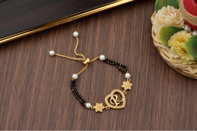 MBC TRADE Brass Diamond Gold-plated Bracelet