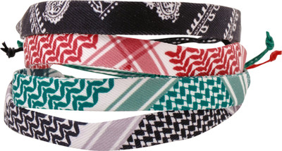 YELLOW CHIMES Fabric Bracelet(Pack of 4)