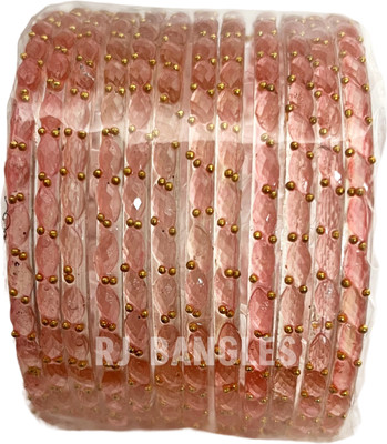 rj enterprises Glass Bangle Set(Pack of 10)