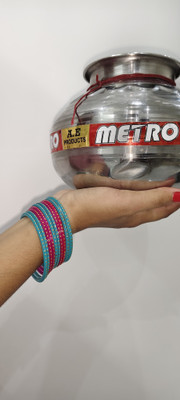 wear your shine with sk Glass Bangle Set(Pack of 10)