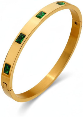 Shisa Stainless Steel Gold-plated Kada