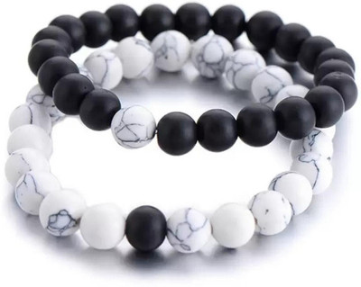 SUKHAD Crystal Beads Bracelet Set(Pack of 2)