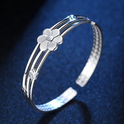 MYKI Stainless Steel Silver Coated Bracelet