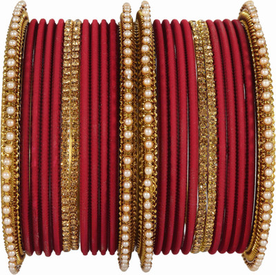 NMII Metal Zircon Bangle Set(Pack of 24)