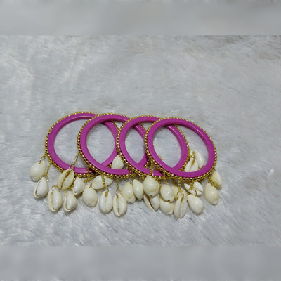 MAHAVEER TRADERS Alloy Gold-plated Bangle Set(Pack of 4)