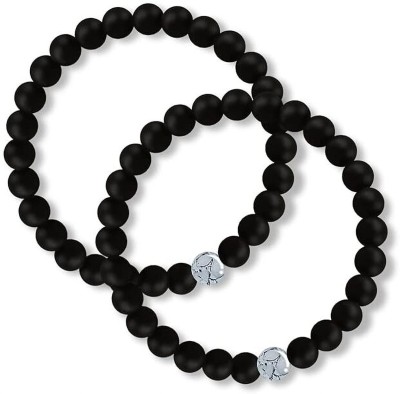 SABRAKAR Stone Beads Bracelet(Pack of 2)